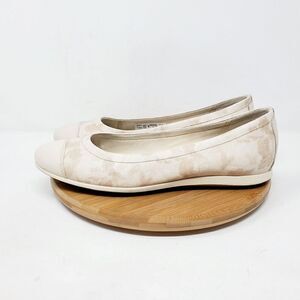 ECCO‎ Ballerina Flats Shoes Womens 37 Leather Slip On Comfort Casual Office